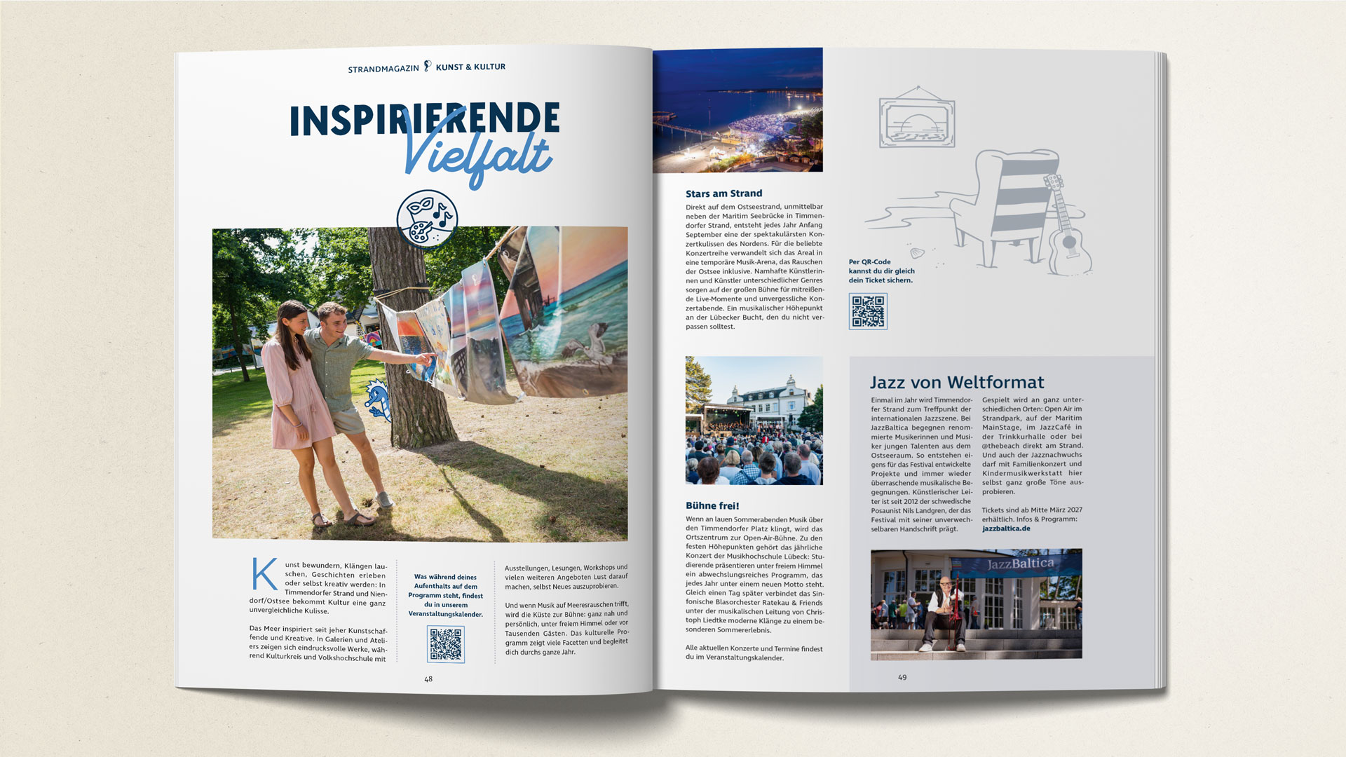 Das Kunst und Kultur Programm Timmendorfer Strand 2027 wir vorgestellt.