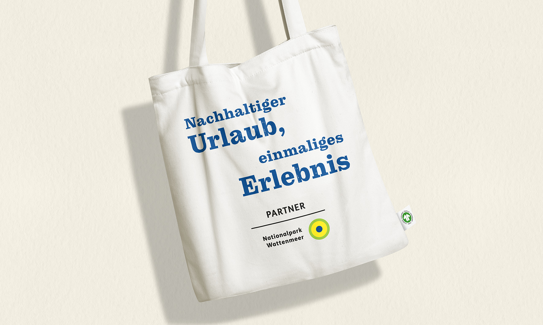 Mechandise-Artikel der Nationalpark-Partner - hier: Baumwolltasche